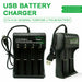 Smart USB 18650 Battery Charger 1 2 4 Slots for 3.7V Rechargeable Battery Charge - Battery Mate