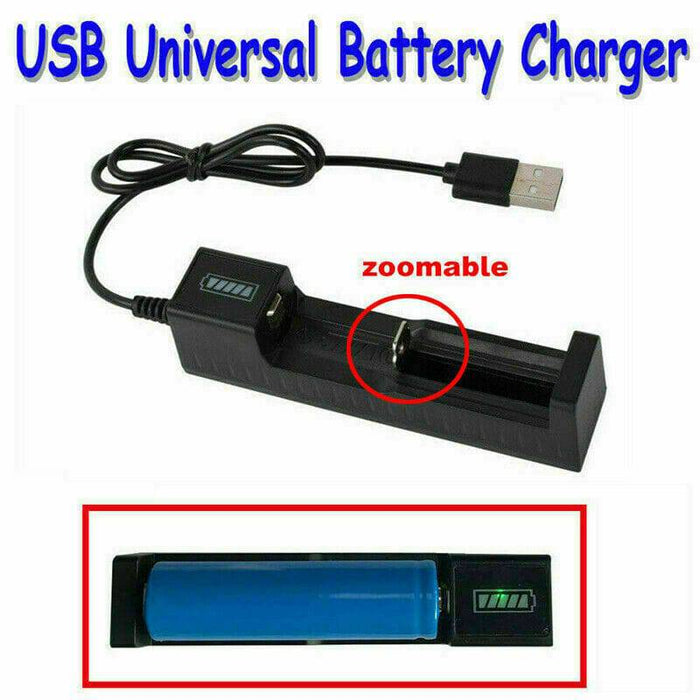 Smart USB 18650 Battery Charger 1 2 4 Slots for 3.7V Rechargeable Battery Charge - Battery Mate