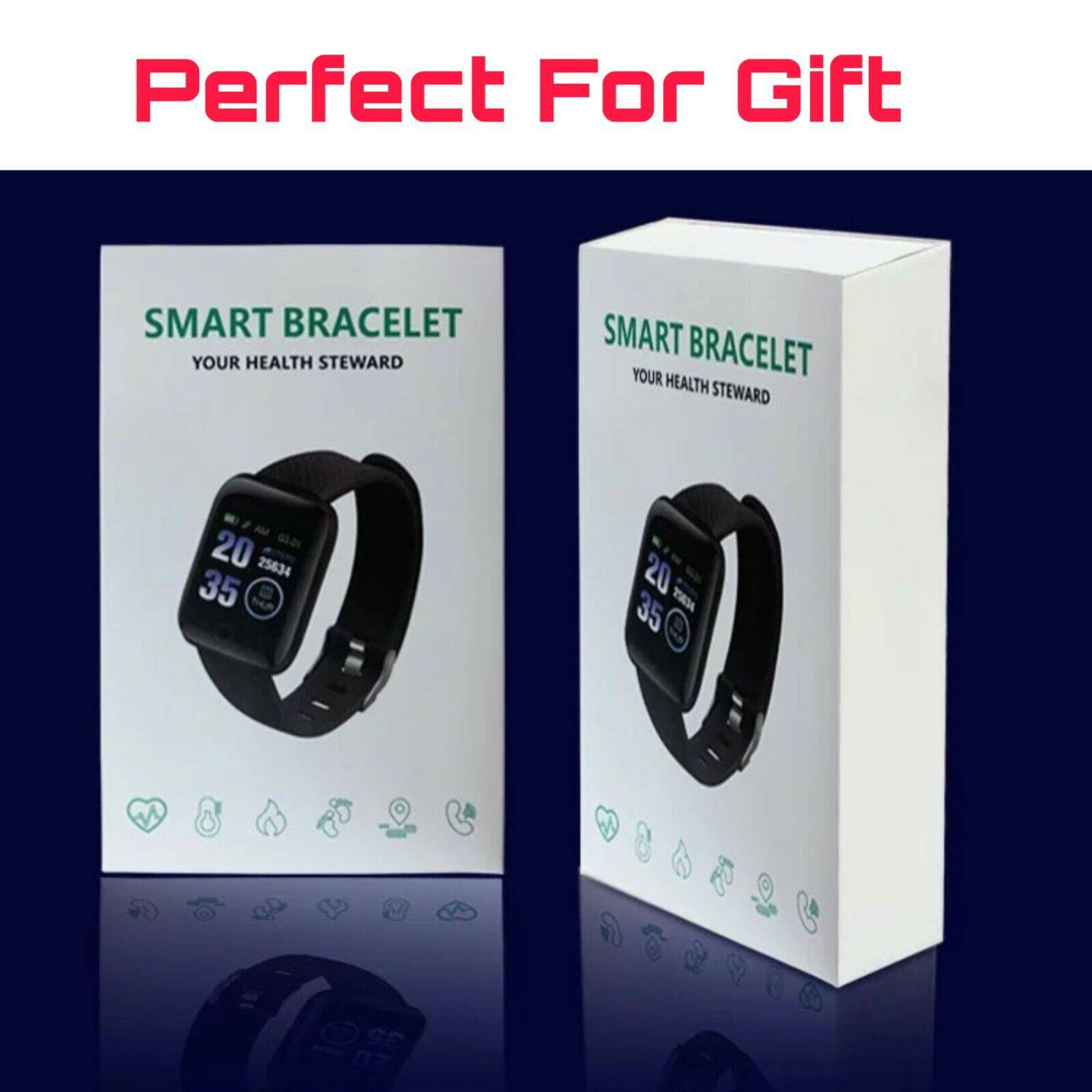 Smart bracelet heart rate blood pressure app hot sale