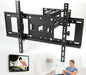 TV Wall Mount Bracket Full Motion Tilt Swivel Pivot 32 40 43 50 55 60 65 70 Inch - Battery Mate