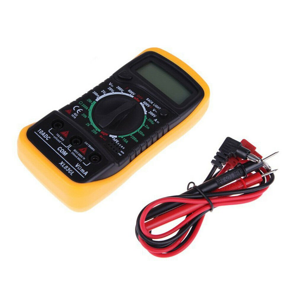 XL830L AC/DC Digital Multimeter Current New Tester Volt Meter Ohmmeter ...